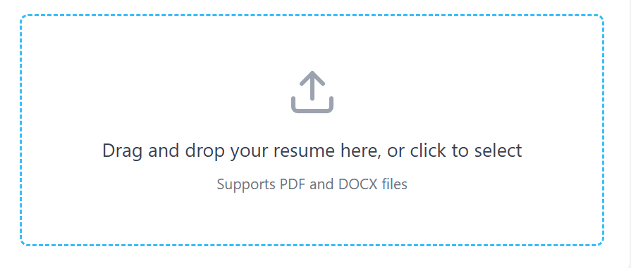 Upload Resume for ats score checker